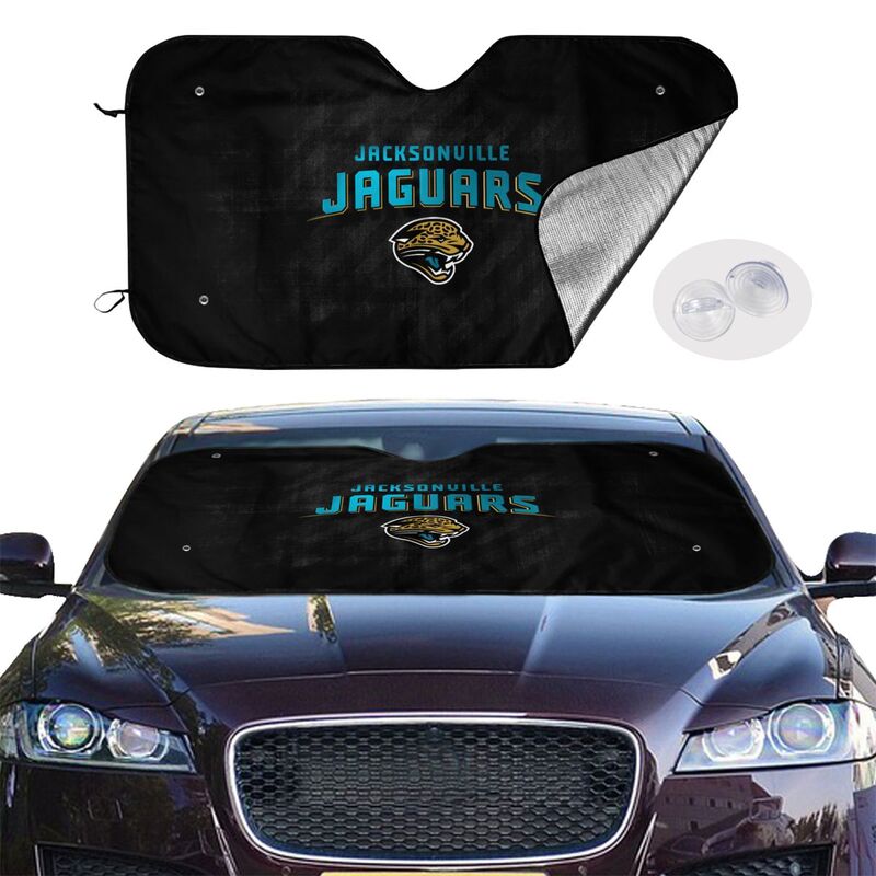 Jacksonville Jaguars Print Car windshield sunshades suitable for front Car windshield sunshades