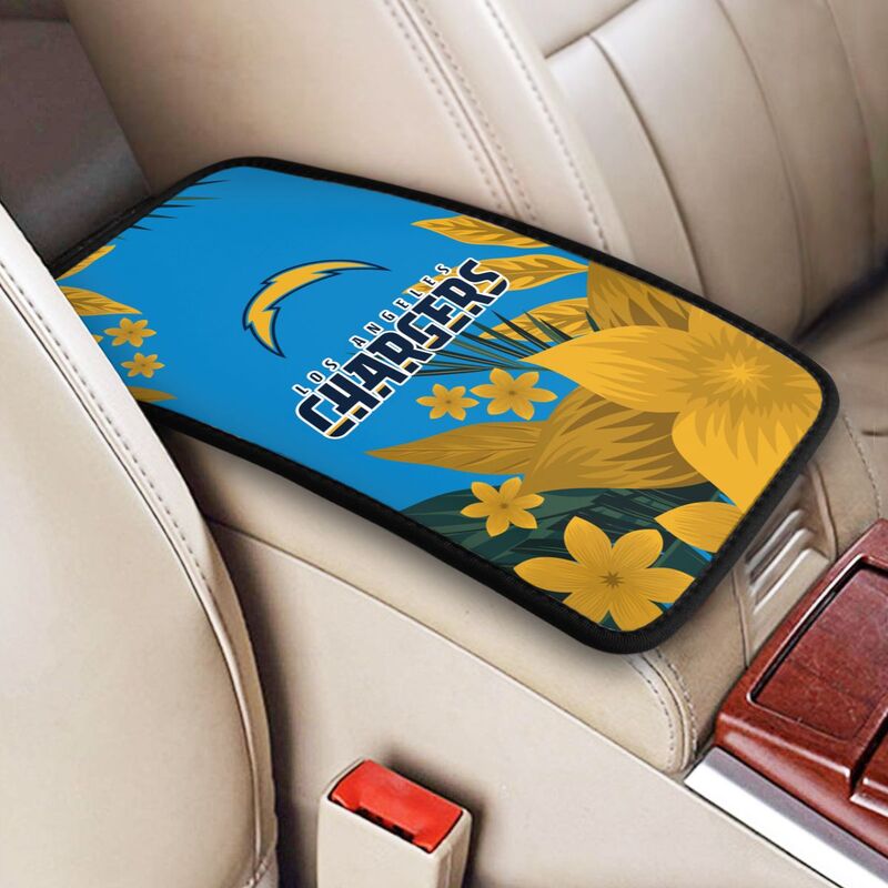 San Diego Chargers Car armrest box protective cover car center console armrest pad