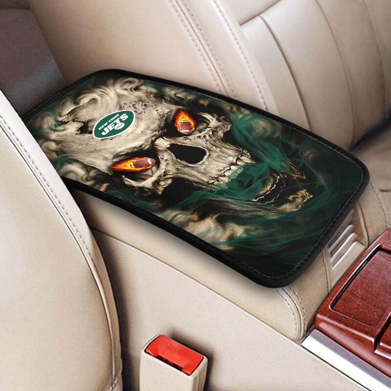 New York Jets Printed car armrest box pad elbow support anti slip pad
