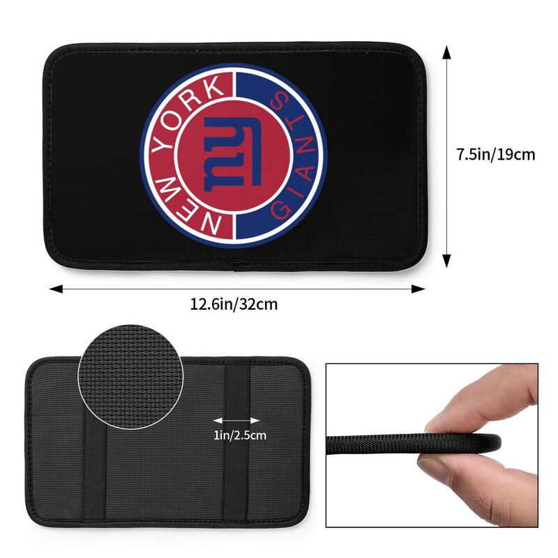New York Giants print car armrest protective cover Car center console armrest pad