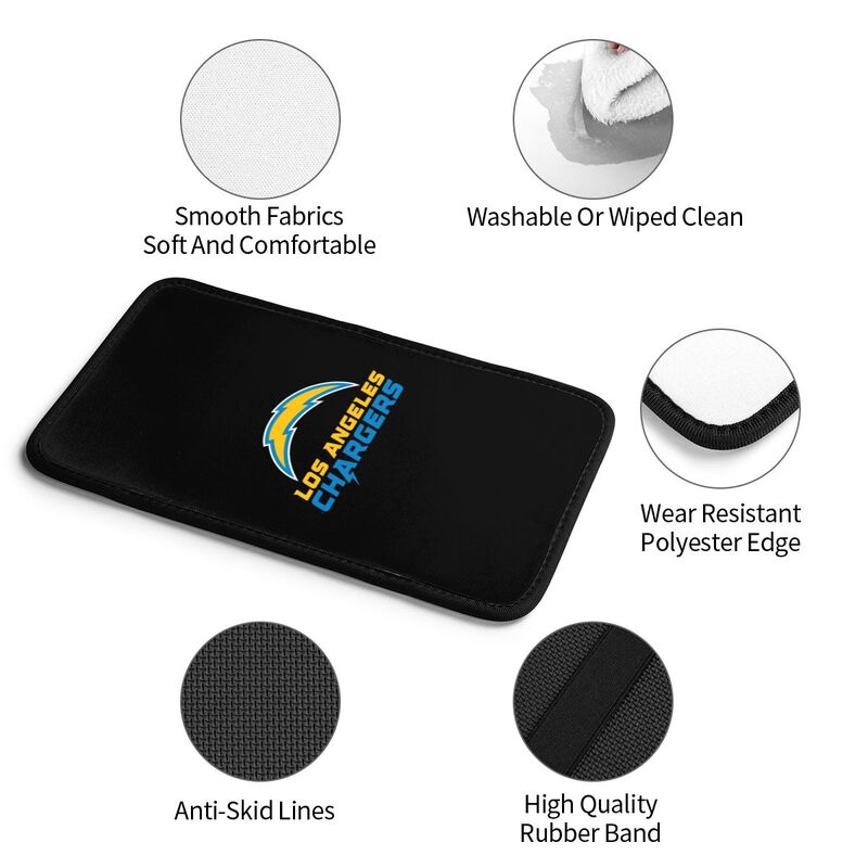 San Diego Chargers2 Printed car center armrest box pad anti slip pad