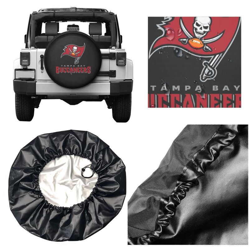Tampa Bay Buccaneers 3 Printing tire protection cover car sun protection tire protection covers