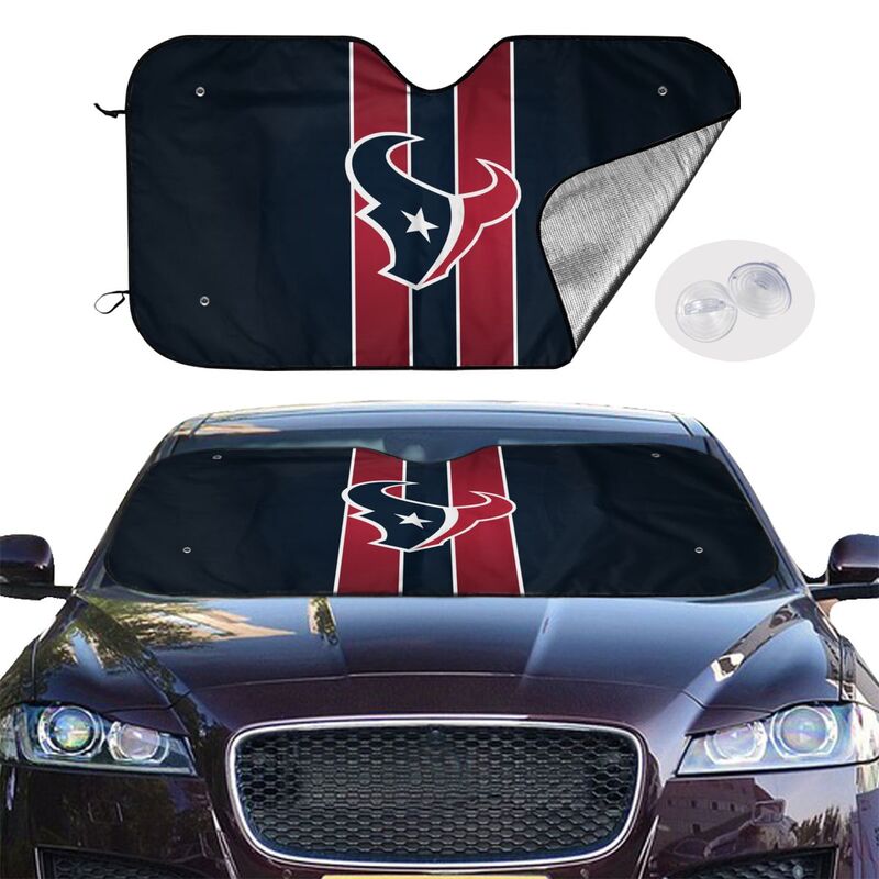 Houston Texans 3 Print suitable for front Car windshield sunshades Car windshield sunshades