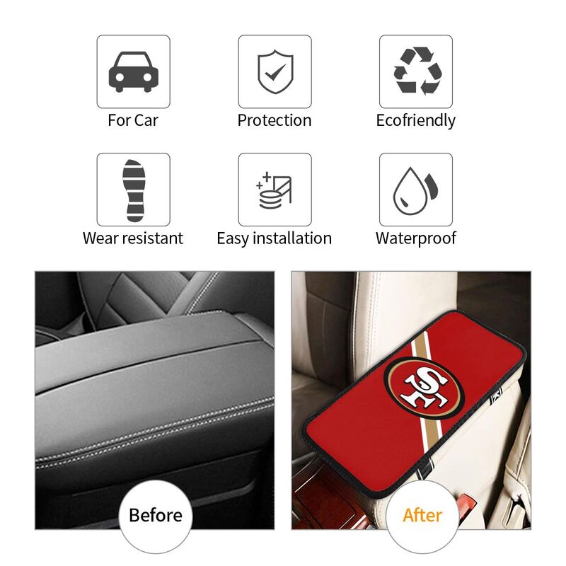 San Francisco 49ers Protective pad for armrest box of printing vehicle