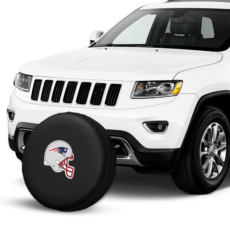 New England Patriots 4 Car tire protective cover waterproof and dustproof tire cover
