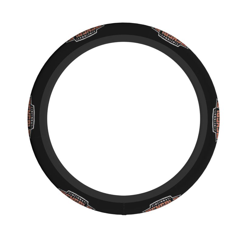 Cincinnati Bengals Printed elastic steering wheel cover anti slip breathable