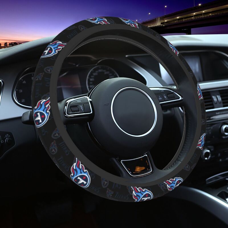 Tennessee Titans Printed elastic steering wheel cover breathable protective cover