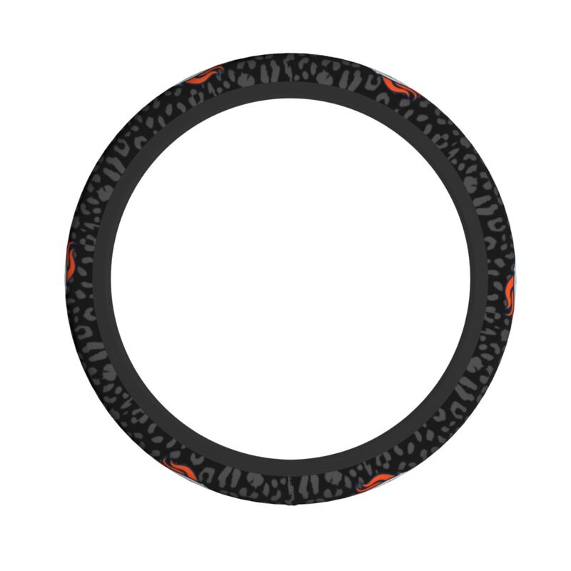 Denver Broncos Printed elastic steering wheel cover car anti-skid cover