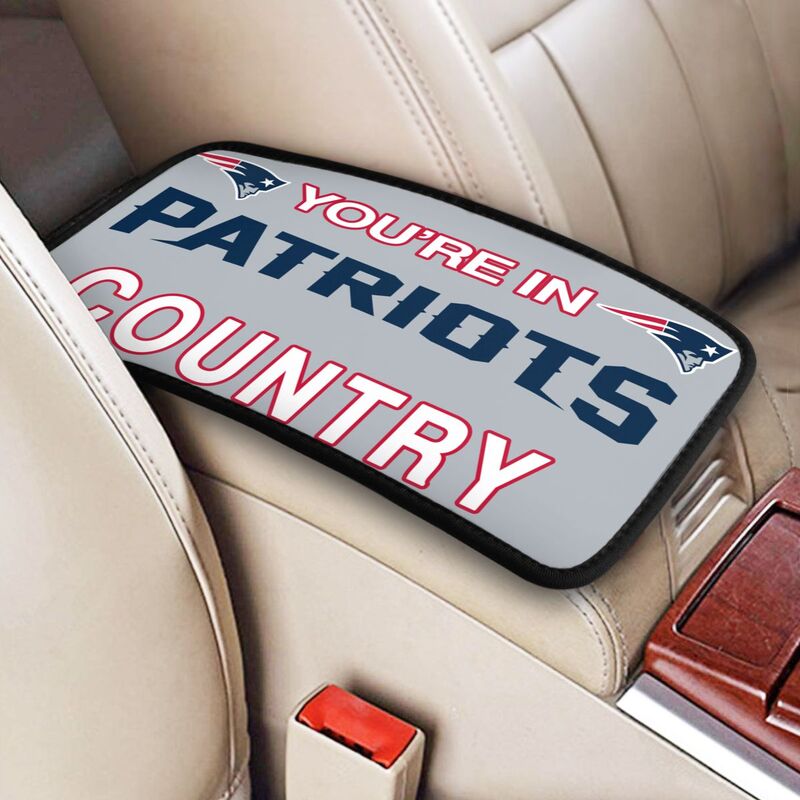 New England Patriots Printed car armrest box pad elbow support pad