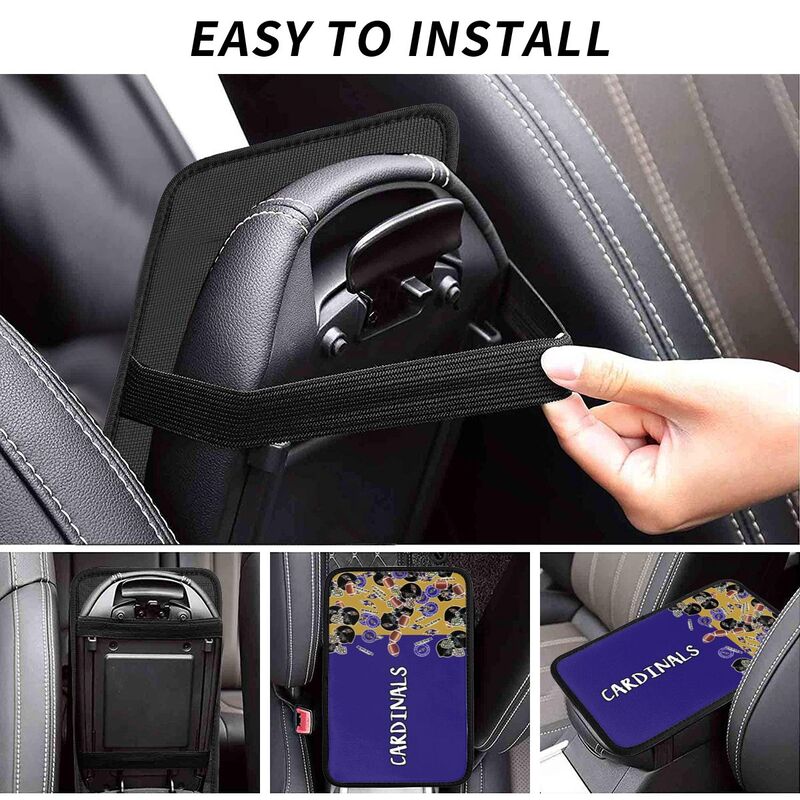 Baltimore Ravens print Car center console armrest pad car armrest protective cover