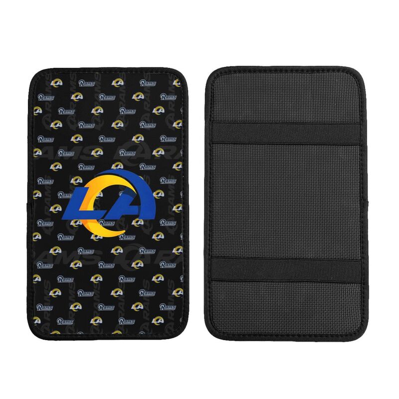 Los Angeles Rams 2 printed Car handrail cushion Personalized car armrest cover