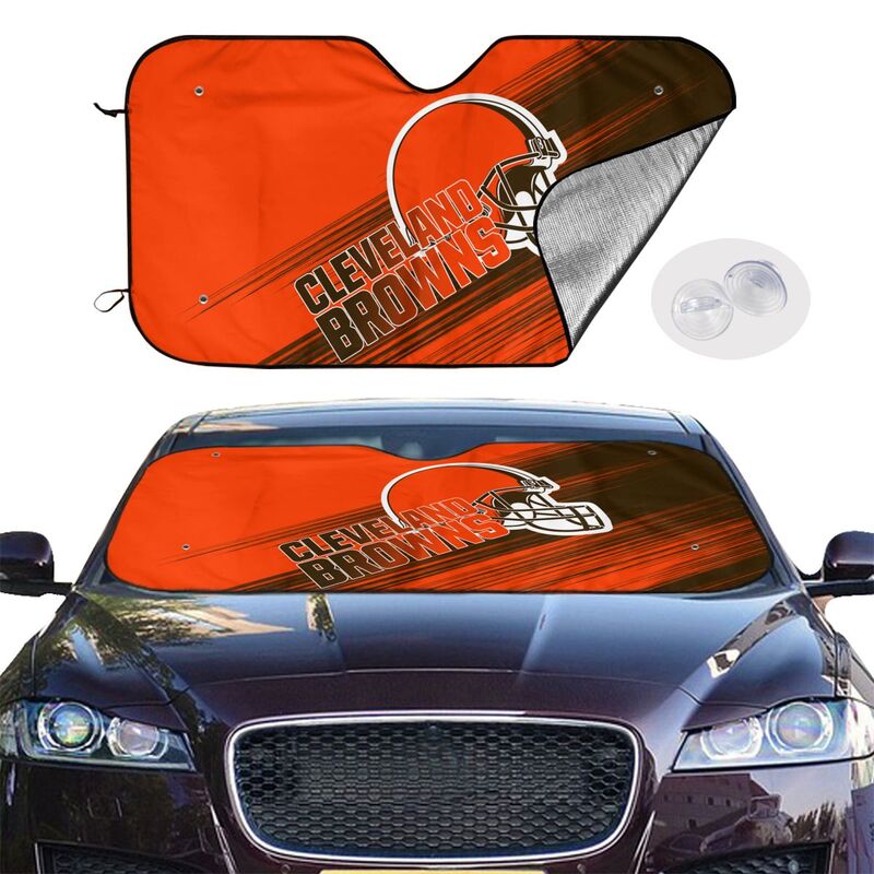 Cleveland Browns Print car windshield sunshade panel car windshield sunshade cover multiple sizes