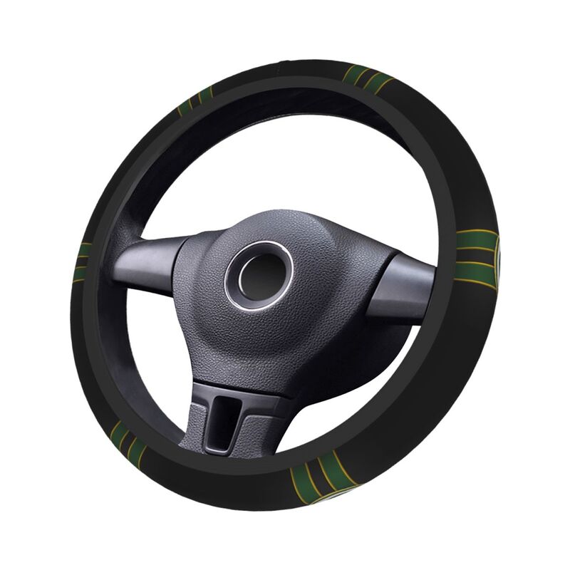 Green Bay Packers 5 Printed car anti-skid cover elastic steering wheel cover