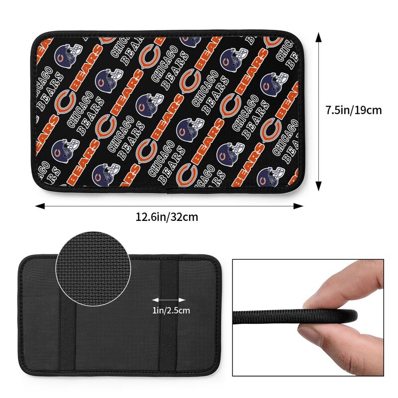 Chicago Bears Printing car armrest box protective pad
