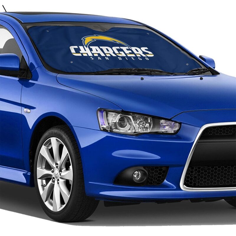 San Diego Chargers Print suitable for front Car windshield sunshades Car windshield sunshades