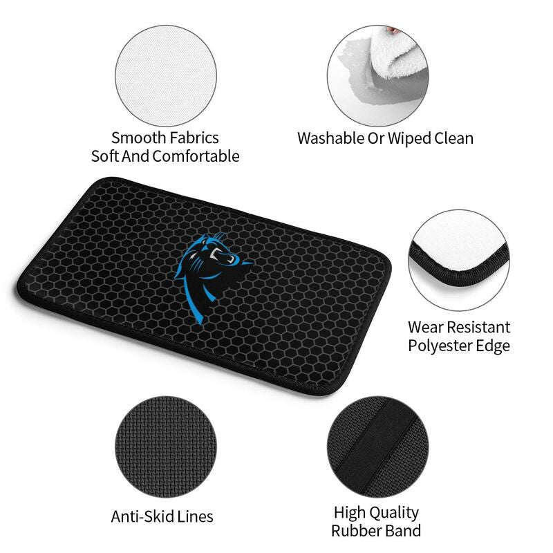 Carolina Panthers Printed protective pad for car armrest box