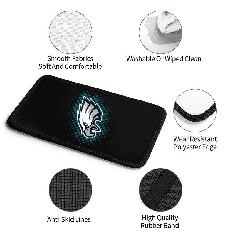 Philadelphia Eagles Printed car armrest box cushion armrest protective cover
