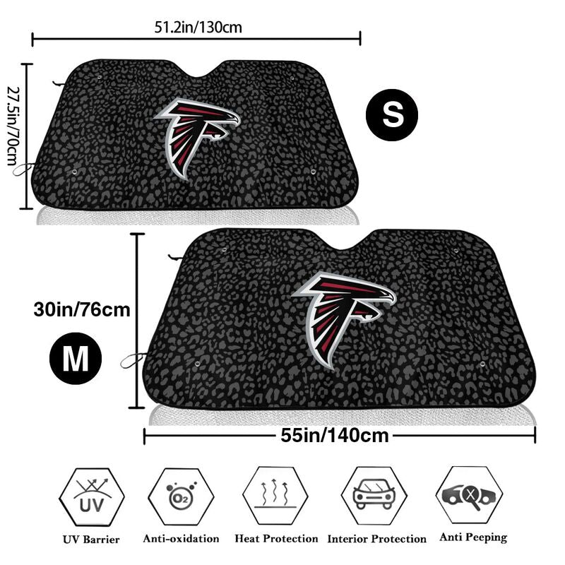 Atlanta Falcons Printed Car windshield sunshades is suitable front Car windshield sunshades