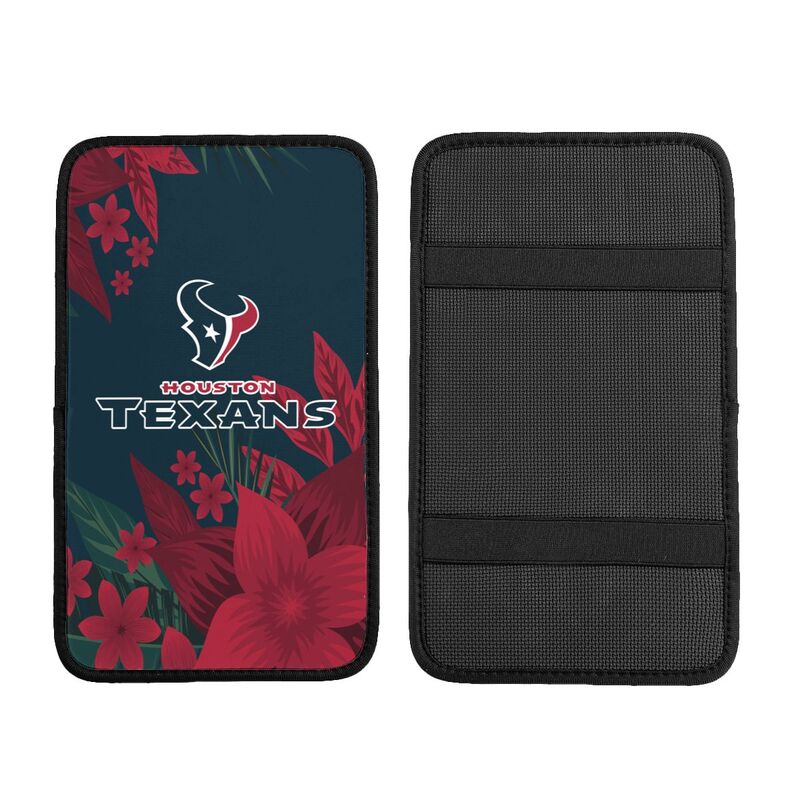 Houston Texans Car armrest box protective cover car center console armrest pad