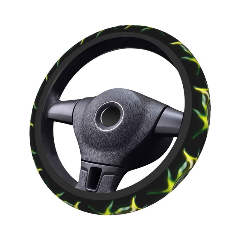Green Bay Packers 3 Printed breathable anti slip cover elastic steering wheel cover