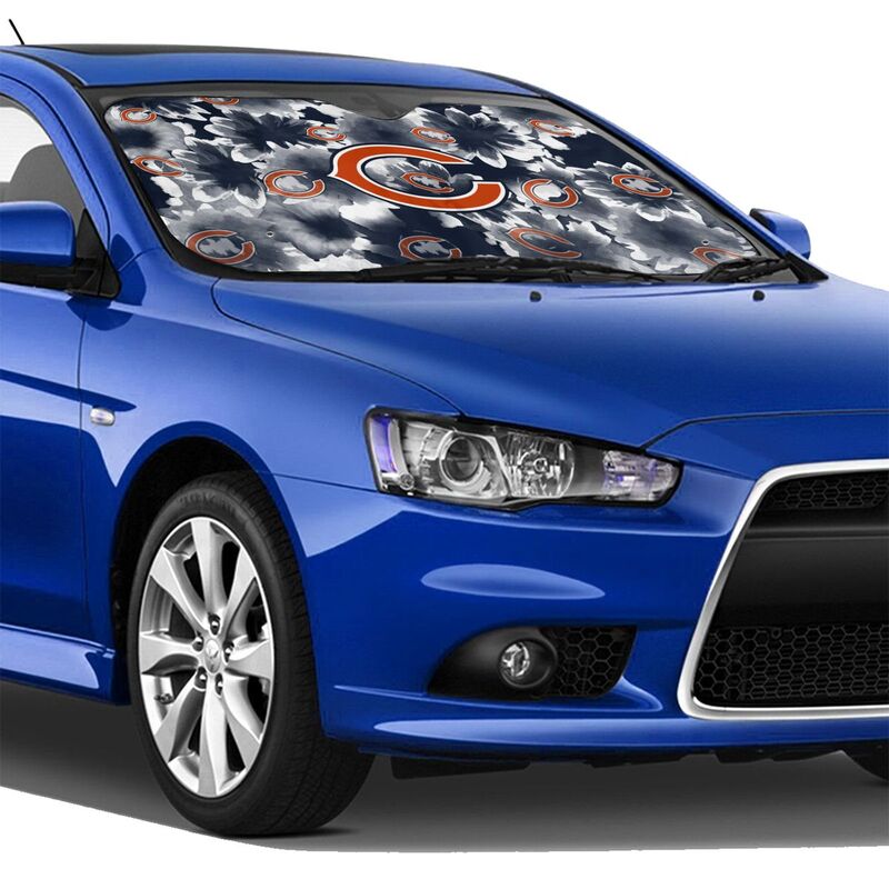 Chicago Bears Printed multi size car front windshield sunshade car windshield sunshade