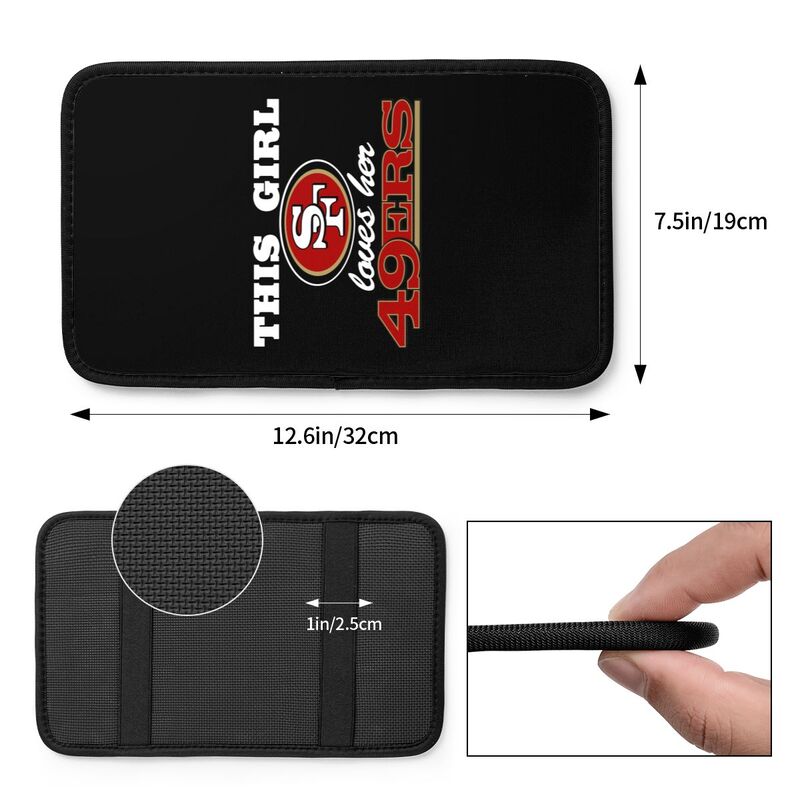 San Francisco 49ers Printing car center console pad car armrest protective cover