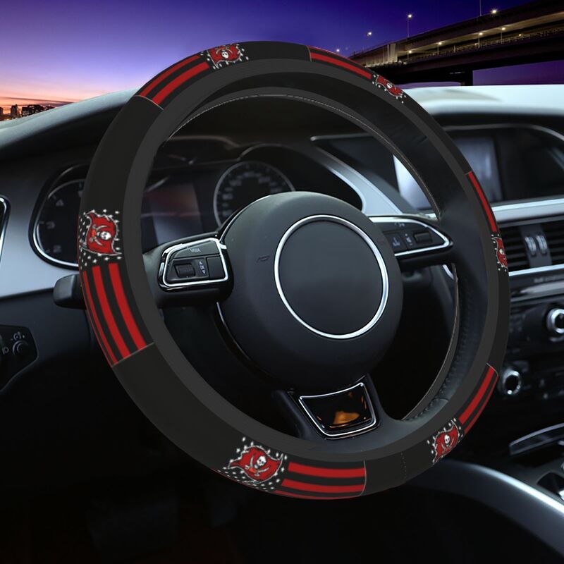 Tampa Bay Buccaneers Printed car protective cover elastic steering wheel cover