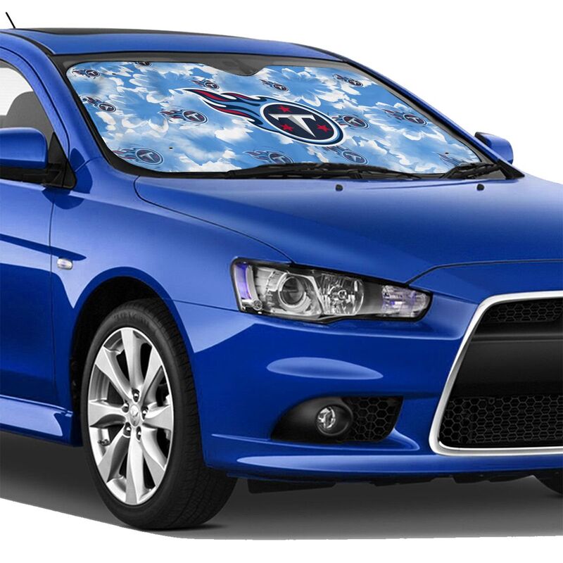 Tennessee Titans Printed multi size car front windshield sunshade car windshield sunshade