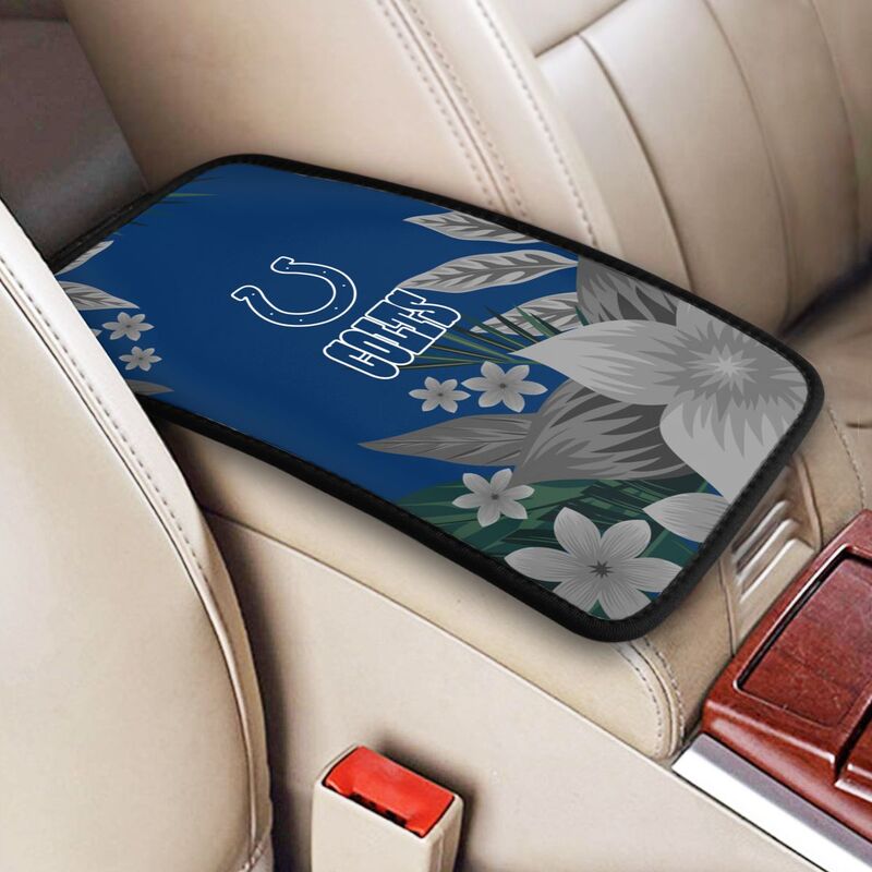 Indianapolis Colts Car armrest box protective cover car center console armrest pad