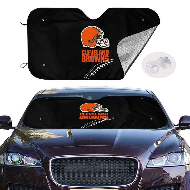 Cleveland Browns Print suitable for front Car windshield sunshades Car windshield sunshades