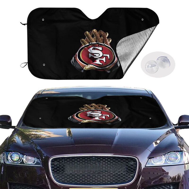 San Francisco 49ers Printed multi size front windshield sunshade car windshield sunshade