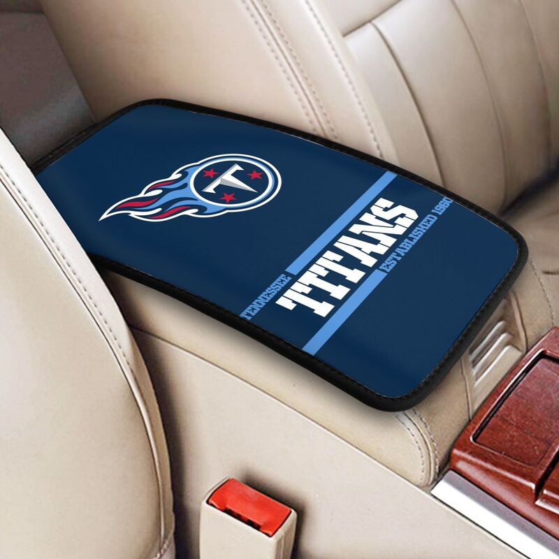 Tennessee Titans Printed car armrest box pad Protective pad