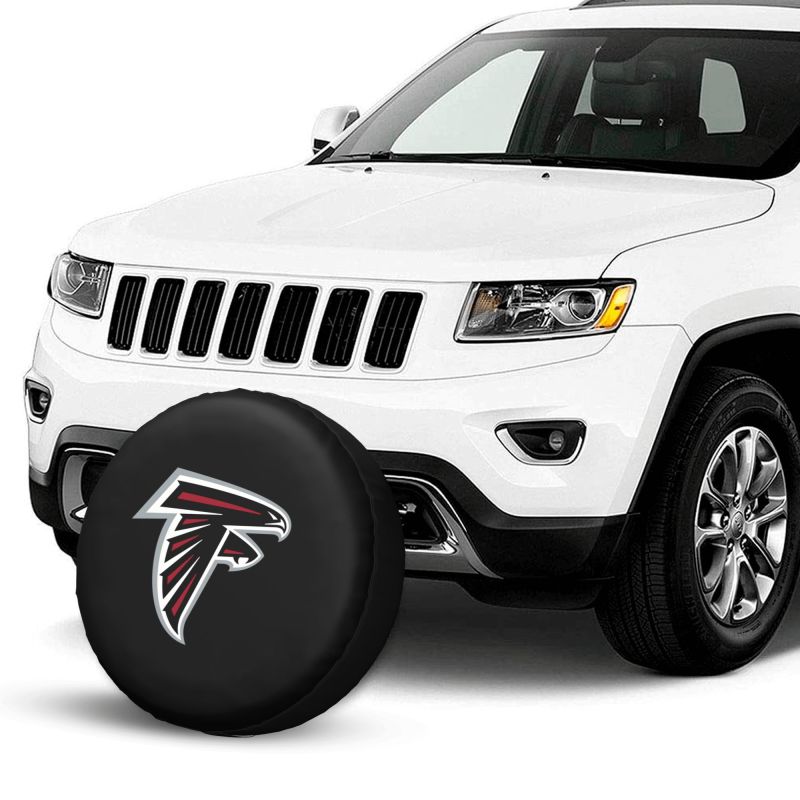 Atlanta Falcons Car tire protection cover spare tire waterproof and dustproof cover