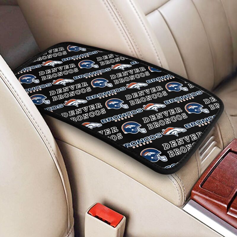 Denver Broncos Printing car armrest box protective pad