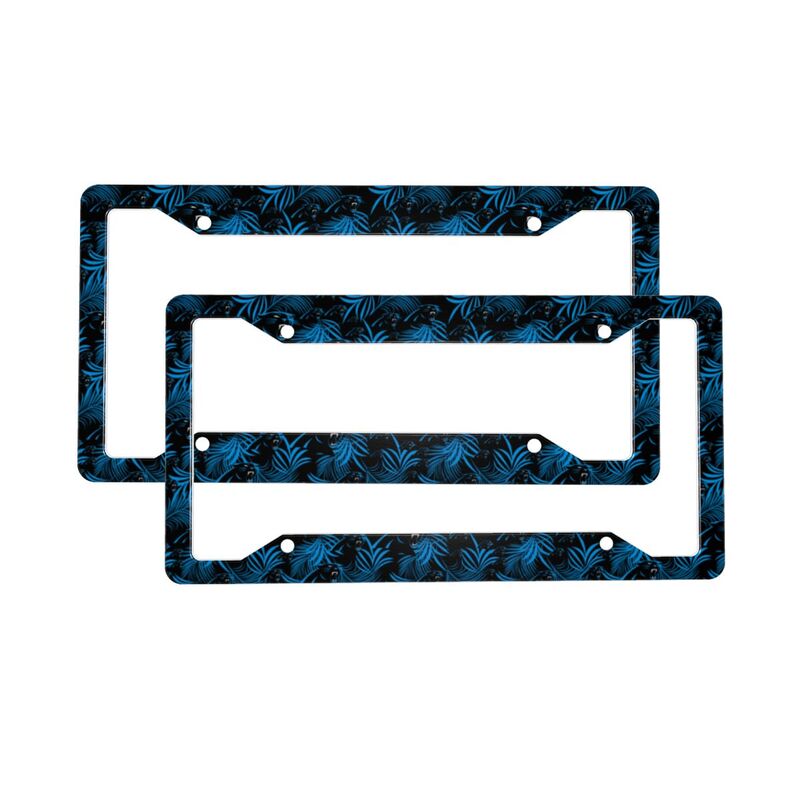 Carolina Panthers Print Car license plate frame four hole license plate holder (one pair)