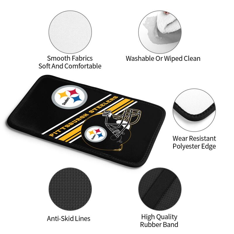 Pittsburgh Steelers Print armrest protective cover car armrest box cushion