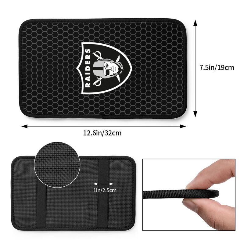 Las Vegas Raiders Printed protective pad for car armrest box