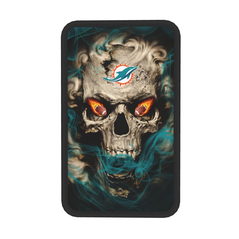 Miami Dolphins Printed car armrest box pad elbow support anti slip pad