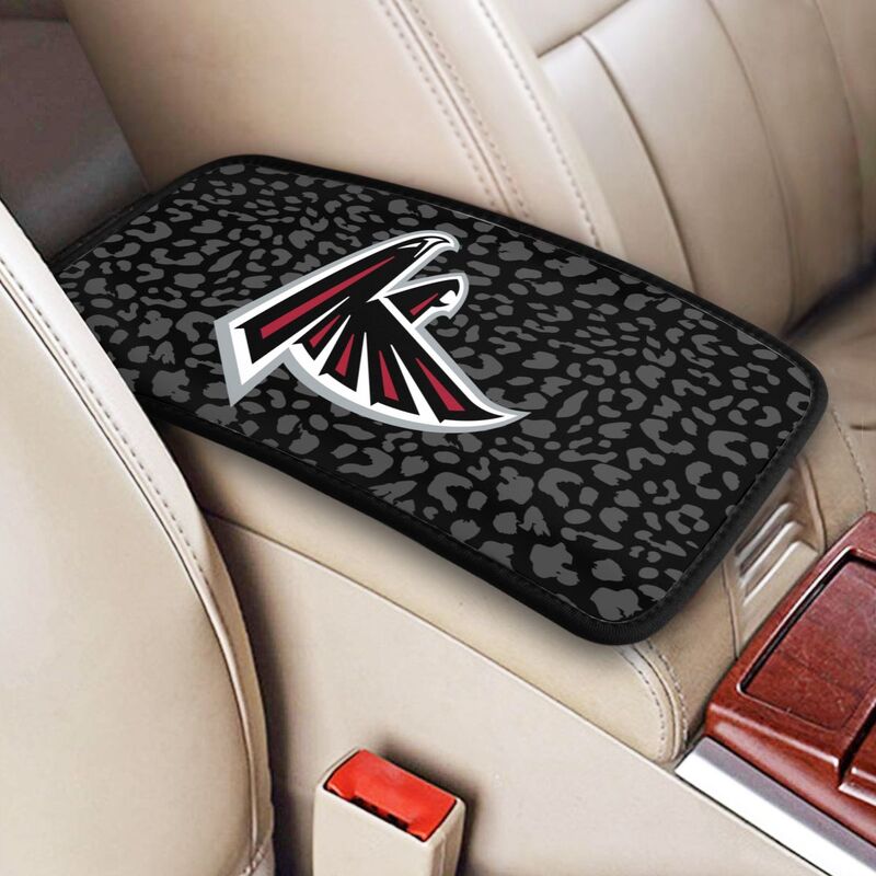 Atlanta Falcons print Car handrail box cushion Personalized car armrest cover