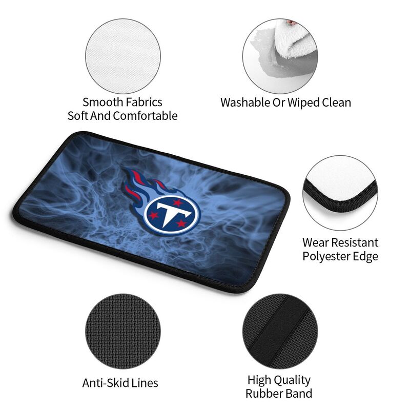 Tennessee Titans1 Printed car center armrest box pad anti slip pad
