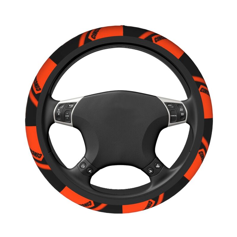 Cincinnati Bengals 1 Printed car protective cover elastic steering wheel cover