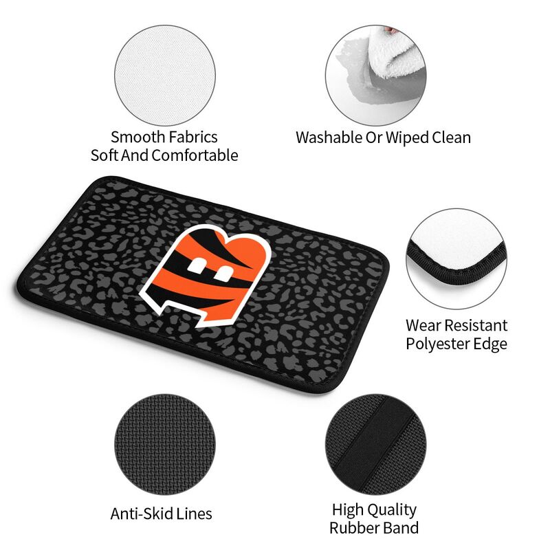 Cincinnati Bengals print Car handrail box cushion Personalized car armrest cover