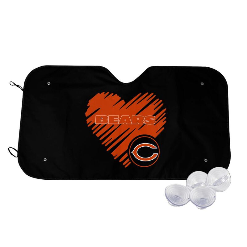 Chicago Bears Printing is suitable car front windshield sunshades Car windshield sunshades