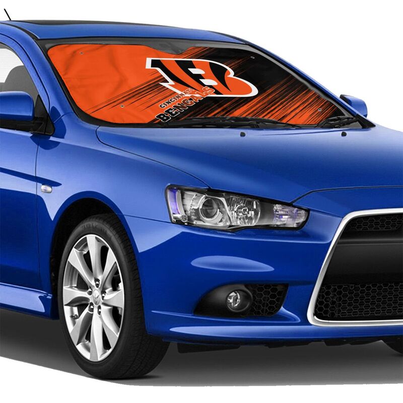 Cincinnati Bengals Print car windshield sunshade panel car windshield sunshade cover multiple sizes