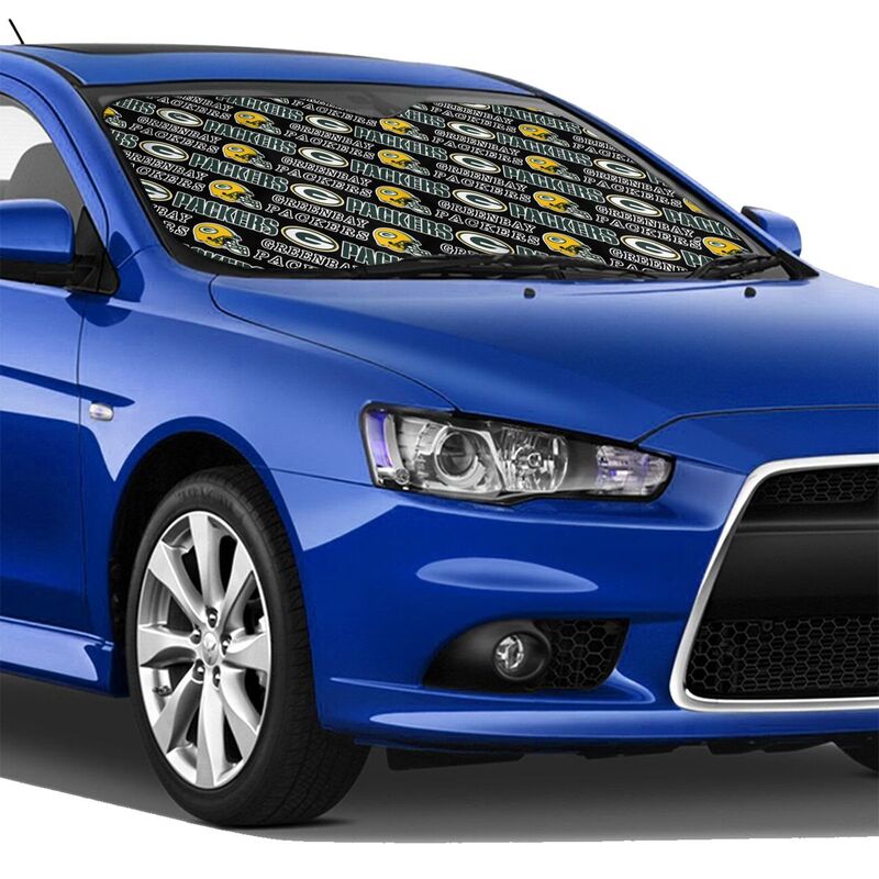 Green Bay Packers Printed suitable for front Car windshield sunshades Car windshield sunshades