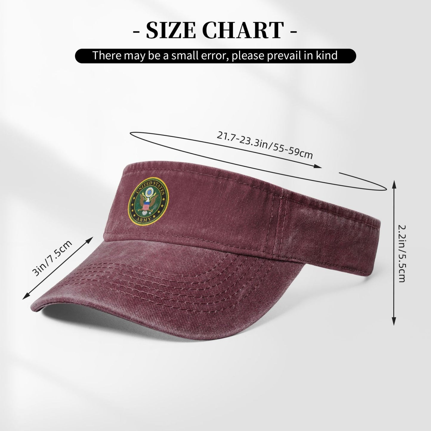 Mark Of The United States Army Printing adjustable Empty Top Baseball Sun Cap unisex outdoor sport hat veterans gift