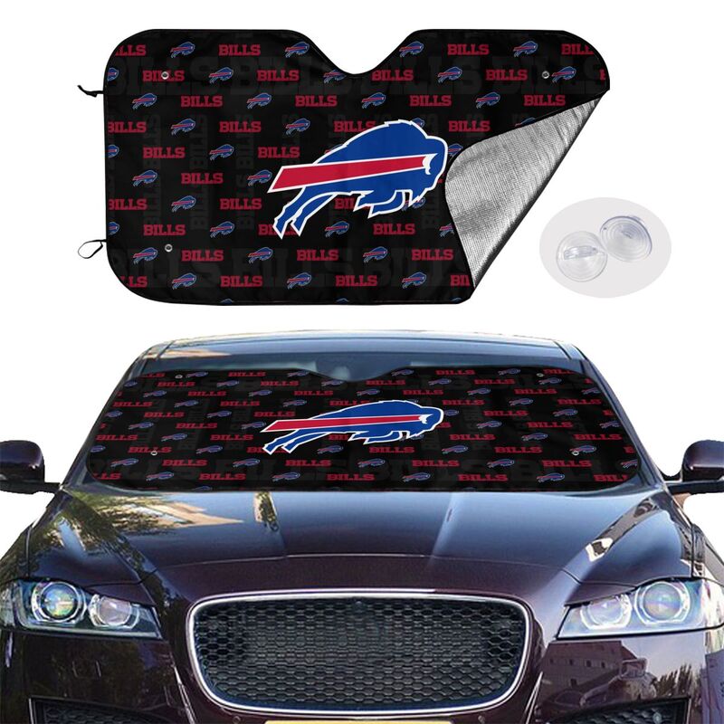 Buffalo Bills 3 Printed is suitable for front Car windshield sunshades Car windshield sunshades