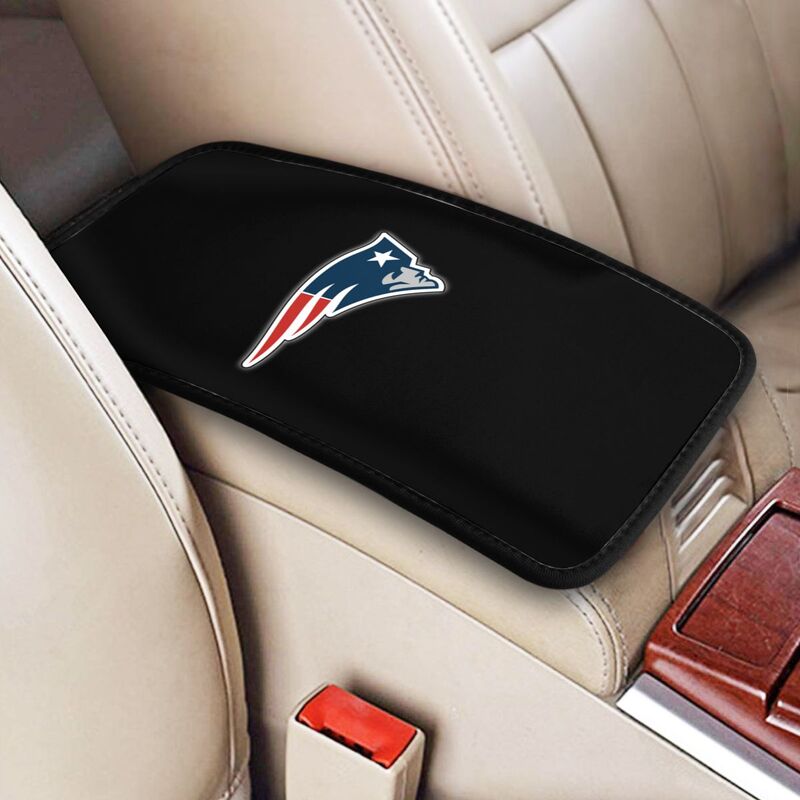 New England Patriots Printed car center armrest box pad anti slip pad