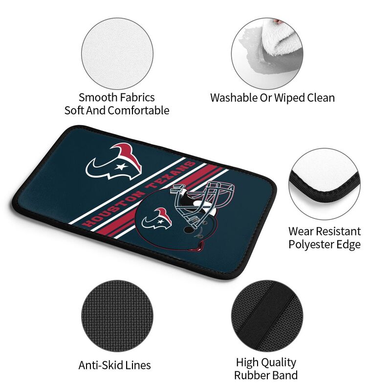 Houston Texans Print armrest protective cover car armrest box cushion