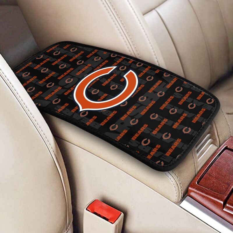 Chicago Bears printed Car handrail cushion Personalized car armrest cover